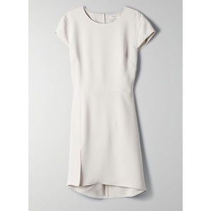 Aritzia babaton Hamptons mini dress in off white